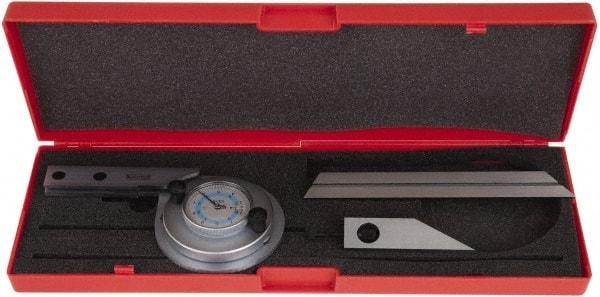 SPI - 6 Inch Long Blade, 360° Max Measurement, Bevel Protractor - Accuracy up to 5 Min, 1° Dial Graduation - Benchmark Tooling