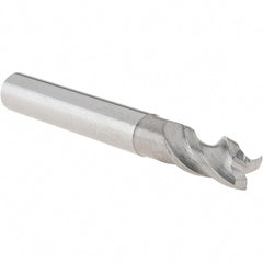 Iscar - 0.312" Diam 3 Flute Solid Carbide 0.02" Corner Radius End Mill - Benchmark Tooling