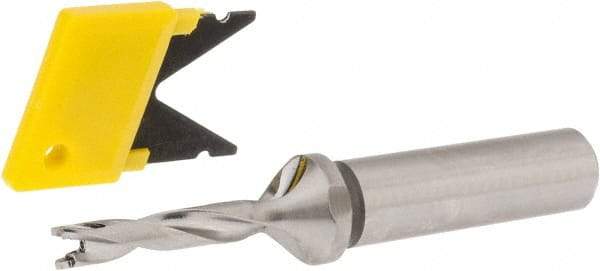 Iscar - 0.236" to 1/4" Diam, 5xD, 1.18" Max Depth, 1/2" Shank Diam, 3.58" OAL, Replaceable-Tip Drill - FCP, ICK, ICK-2M, ICM, ICN, ICP, iCP-2M Insert, 6 Seat Size, 91105171 Toolholder, Series SumoCham - Benchmark Tooling