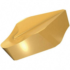 Iscar - 35V120GIPA V Grade ID5, 8mm Cutting Width Polycrystalline Diamond (PCD) Grooving Insert - 4.8mm Max Depth of Cut, Neutral, 1.2mm Corner Radius, Uncoated - Benchmark Tooling