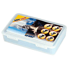 Iscar - 7 Piece, MIFR, MIGR, MITR, MIUR Insert Style, MIFHR Toolholder Style, Indexable Turning Set - 4.03" OAL, 1 Toolholder Included - Benchmark Tooling