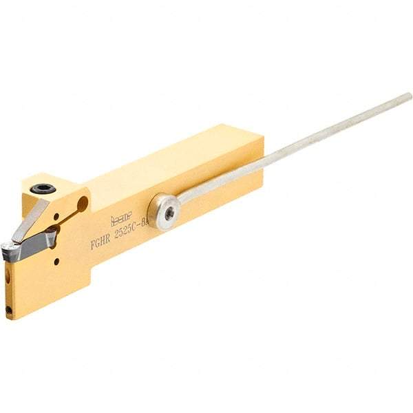 Iscar - FGHIU, Internal, Right Hand, Indexable Grooving Tool Holder - FGPA Insert Compatibility, 1.5748" Shank Width, 320mm OAL, Through Coolant - Benchmark Tooling