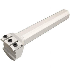 Iscar - 85mm Min Bore Diam, 260mm OAL, 40mm Shank Diam, GHIC Indexable Boring Bar - Clamp Holding Method - Benchmark Tooling
