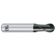 8mm x 8mm x 12mm x 55mm 2Fl  Ball Carbide End Mill - WXS - Benchmark Tooling