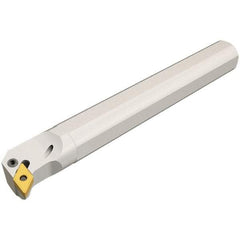 Iscar - 40mm Min Bore Diam, 300mm OAL, 32mm Shank Diam, S-PDUN Indexable Boring Bar - 51mm Max Bore Depth, DNMG 15.. Insert, Clamp Holding Method - Benchmark Tooling