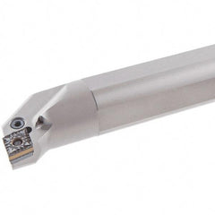Iscar - 32mm Min Bore Diam, 250mm OAL, 25mm Shank Diam, S-PCLN Indexable Boring Bar - 48mm Max Bore Depth, CNGA 1204.. Insert, Clamp Holding Method - Benchmark Tooling