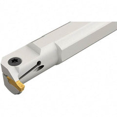 Iscar - 57mm Min Bore Diam, 220mm OAL, 32mm Shank Diam, TGI Indexable Boring Bar - 17.5mm Max Bore Depth, TGM.. Insert, Clamp Holding Method - Benchmark Tooling