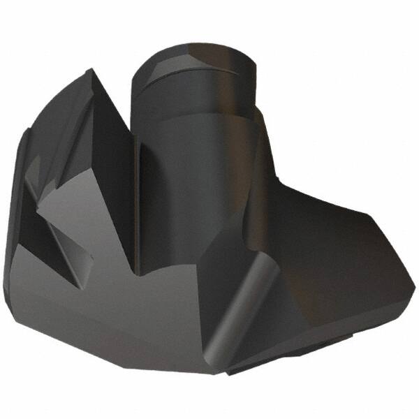 Iscar - Series ICK-2M, 0.539" Diam Grade IC908 140° Replaceable Drill Tip - Carbide, TiAlN Finish, 13 Seat Size, Through Coolant - Benchmark Tooling