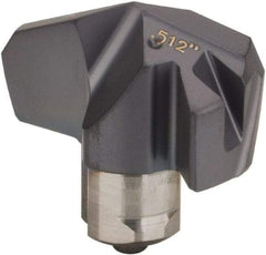 Iscar - Series ICK, 0.512" Diam Grade IC908 140° Replaceable Drill Tip - Carbide, TiAlN Finish, 13 Seat Size, Through Coolant - Benchmark Tooling