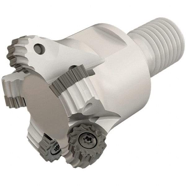 Iscar - 25mm Cutting Diam, 6mm Max Depth of Cut, Modular Connection Indexable Copy End Mill - 2 Inserts, RCMT/RCCT-MO, RCMT/RCMW/RCCW-FW, RCMW/RCCW-MO Insert, ERW-M Toolholder, Through Coolant - Benchmark Tooling