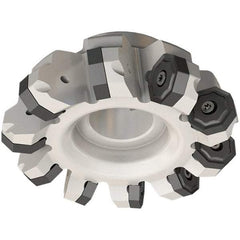 Iscar - 172mm Cut Diam, 40mm Arbor Hole, 5.5mm Max Depth of Cut, 45° Indexable Chamfer & Angle Face Mill - 10 Inserts, ONH.. Insert, Right Hand Cut, 10 Flutes, Series 16Mill - Benchmark Tooling