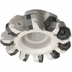 Iscar - 262mm Cut Diam, 60mm Arbor Hole, 5.5mm Max Depth of Cut, 45° Indexable Chamfer & Angle Face Mill - 14 Inserts, ONH.. Insert, Right Hand Cut, 14 Flutes, Series 16Mill - Benchmark Tooling