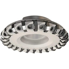 Iscar - 92mm Cut Diam, 27mm Arbor Hole, 5.5mm Max Depth of Cut, 45° Indexable Chamfer & Angle Face Mill - 10 Inserts, ONH.. Insert, Right Hand Cut, 10 Flutes, Series 16Mill - Benchmark Tooling