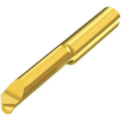 Iscar - 2.8mm Min Bore Diam, 10mm Max Bore Depth, 4mm Shank Diam, Chamfering Boring Bar - 0.004" Corner Radius, Right Hand Cut, Solid Carbide, TiAlN/TiN Finish - Exact Industrial Supply