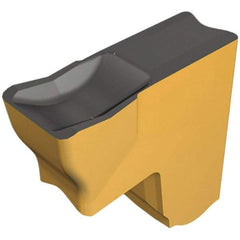 Iscar - TAG W IC808 Grade, 0.374" Cutting Width, Carbide Cutoff Insert - Neutral Lead Angle, 0.0197" Cnr Rad, TiAlN Coated, Single End - Benchmark Tooling