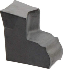 Iscar - TAG A IC20 Grade, 0.1594" Cutting Width, Carbide Cutoff Insert - Neutral Lead Angle, 0.0094" Cnr Rad, Single End - Benchmark Tooling