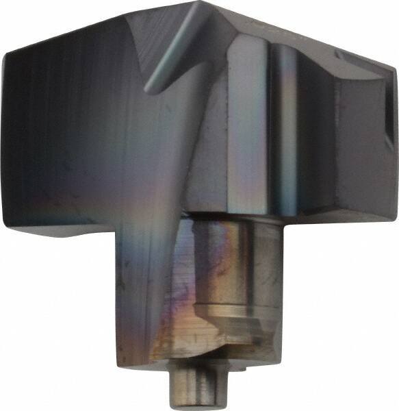 Iscar - Series ICM, 0.925" Diam Grade IC908 140° Replaceable Drill Tip - Carbide, TiAlN Finish, 23 Seat Size, Through Coolant - Benchmark Tooling