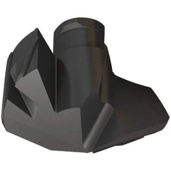 Iscar - Series ICK-2M, 0.957" Diam Grade IC908 140° Replaceable Drill Tip - Carbide, TiAlN Finish, 24 Seat Size, Through Coolant - Benchmark Tooling