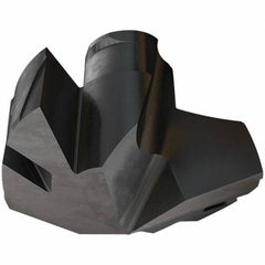 Iscar - Series ICP-2M, 0.866" Diam Grade IC908 140° Replaceable Drill Tip - Carbide, TiAlN Finish, 22 Seat Size, Through Coolant - Benchmark Tooling