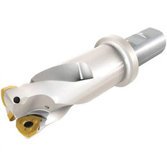 Iscar - 25mm Cut Diam, 0.059" Max Depth, 25mm Shank Diam, Weldon Shank Indexable High-Feed End Mill - Screw Holding Method, FF WOMT/WOCT, FF WOMW Insert, FF EW Toolholder, Through Coolant - Benchmark Tooling
