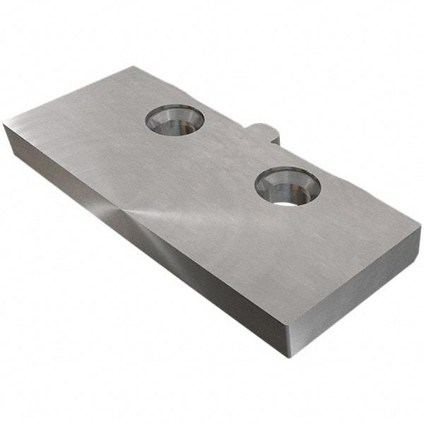 Iscar - 5107FTB Grade IC08, 51.4mm Cutting Width Carbide Grooving Insert - Neutral, Uncoated - Benchmark Tooling