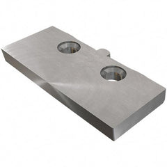 Iscar - 5107FTB Grade IC08, 51.4mm Cutting Width Carbide Grooving Insert - Neutral, Uncoated - Benchmark Tooling