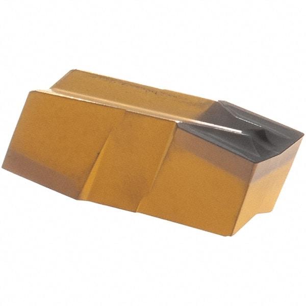 Iscar - 528020GIF Grade IC8250, 5.28mm Cutting Width Carbide Grooving Insert - 13mm Max Depth of Cut, Neutral, 0.2mm Corner Radius, TiCN/Al2O3/TiN Finish - Benchmark Tooling