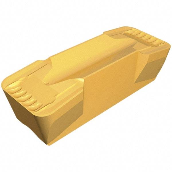 Iscar - 1100200GDPY Grade IC830, 11mm Cutting Width Carbide Grooving Insert - 6.6mm Max Depth of Cut, Neutral, 2mm Corner Radius, TiAlN Finish - Benchmark Tooling