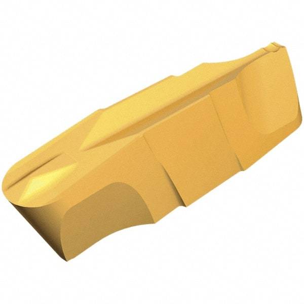 Iscar - 300150GIP UN Grade IC830, 3mm Cutting Width Carbide Grooving Insert - 4mm Max Depth of Cut, Neutral, 1.5mm Corner Radius, TiAlN Finish - Benchmark Tooling