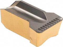 Iscar - 1453152TIGER Grade IC808, 14.53mm Cutting Width Carbide Grooving Insert - Neutral, 1.52mm Corner Radius, TiAlN Finish - Benchmark Tooling