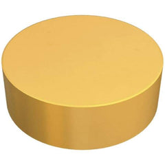 Iscar - RNG45 E Grade IW7 Ceramic Turning Insert - Uncoated, Round, 1/2" Inscr Circle, 5/16" Thick - Benchmark Tooling