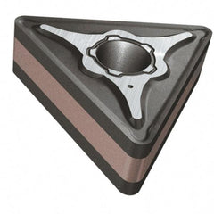Iscar - TNMG433 M3M Grade IC6025 Carbide Turning Insert - TiCN/Al2O3/TiN Finish, 60° Triangle, 1/2" Inscr Circle, 3/16" Thick, 3/64" Corner Radius - Benchmark Tooling