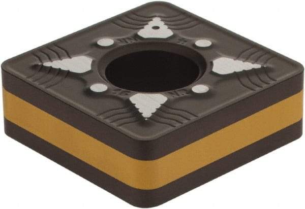 Iscar - SNMG644 NR Grade IC8150 Carbide Turning Insert - TiCN/Al2O3 Finish, 90° Square, 3/4" Inscr Circle, 1/4" Thick, 1/16" Corner Radius - Benchmark Tooling