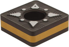 Iscar - SNMG644 NR Grade IC8150 Carbide Turning Insert - TiCN/Al2O3 Finish, 90° Square, 3/4" Inscr Circle, 1/4" Thick, 1/16" Corner Radius - Benchmark Tooling