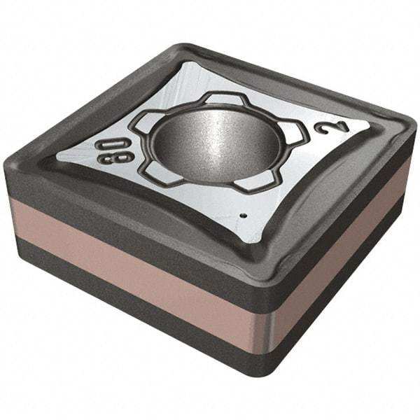 Iscar - SNMG433 M3M Grade IC6015 Carbide Turning Insert - TiCN/Al2O3/TiN Finish, 90° Square, 1/2" Inscr Circle, 3/16" Thick, 3/64" Corner Radius - Benchmark Tooling