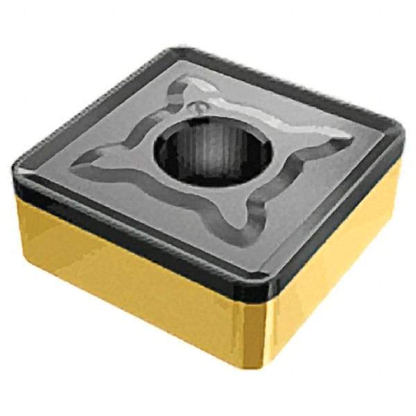 Iscar - SNMM866 H4P Grade IC8250 Carbide Turning Insert - TiCN/Al2O3/TiN Finish, 90° Square, 1" Inscr Circle, 3/8" Thick, 3/32" Corner Radius - Benchmark Tooling