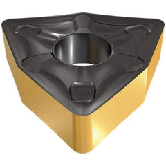 Iscar - WNMG644 TNM Grade IC9250 Carbide Turning Insert - TiCN/Al2O3/TiN Finish, 80° Trigon, 3/4" Inscr Circle, 1/4" Thick, 1/16" Corner Radius - Benchmark Tooling