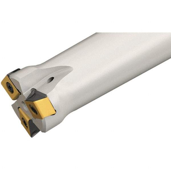 Iscar - 40mm Cut Diam, 3mm Max Depth of Cut, 32mm Shank Diam,Indexable Plunge End Mill - Straight Shank, HTP LNHT 1006 Insert Style, HTP-LN10 Toolholder Style, Through Coolant, Series TangPlunge - Benchmark Tooling