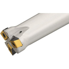 Iscar - 32mm Cut Diam, 3mm Max Depth of Cut, 32mm Shank Diam,Indexable Plunge End Mill - Straight Shank, HTP LNHT 1006 Insert Style, HTP-LN10 Toolholder Style, Through Coolant, Series TangPlunge - Benchmark Tooling