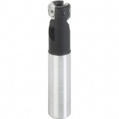 Iscar - 21mm Cut Diam, 10mm Max Depth of Cut, 20mm Shank Diam, 115mm OAL, Indexable Square Shoulder End Mill - HM90 AP.. 1003.. Inserts, Cylindrical Shank, 90° Lead Angle, Series Heli2000 - Benchmark Tooling