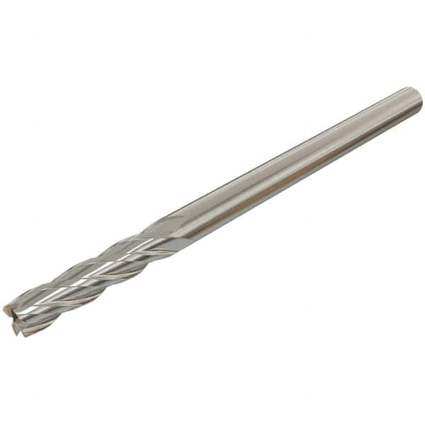 Iscar - 9mm, 20mm LOC, 9mm Shank Diam, 60mm OAL, 4 Flute, Solid Carbide Square End Mill - Single End, TiAlN Finish, Spiral Flute, 30° Helix, Centercutting, Right Hand Cut, Right Hand Flute - Benchmark Tooling