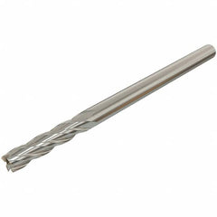 Iscar - 10mm, 22mm LOC, 10mm Shank Diam, 72mm OAL, 4 Flute, Solid Carbide Square End Mill - Single End, TiAlN Finish, Spiral Flute, 30° Helix, Centercutting, Right Hand Cut, Right Hand Flute - Benchmark Tooling