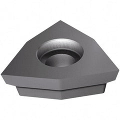 Iscar - WPEB060402 Grade IC08 Carbide Turning Insert - Uncoated, 80° Trigon, 3/8" Inscr Circle, 4mm Thick, 0.008" Corner Radius - Benchmark Tooling