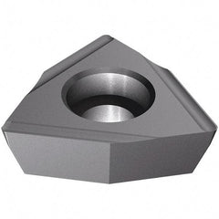Iscar - WPEX060400 Grade IC908 Carbide Turning Insert - TiAlN Finish, 80° Trigon, 3/8" Inscr Circle, 4mm Thick, 0" Corner Radius - Benchmark Tooling