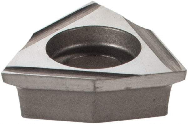 Iscar - WPEX050300 Grade IC08 Carbide Turning Insert - Uncoated, 80° Trigon, 5/16" Inscr Circle, 1/8" Thick, 0" Corner Radius - Benchmark Tooling