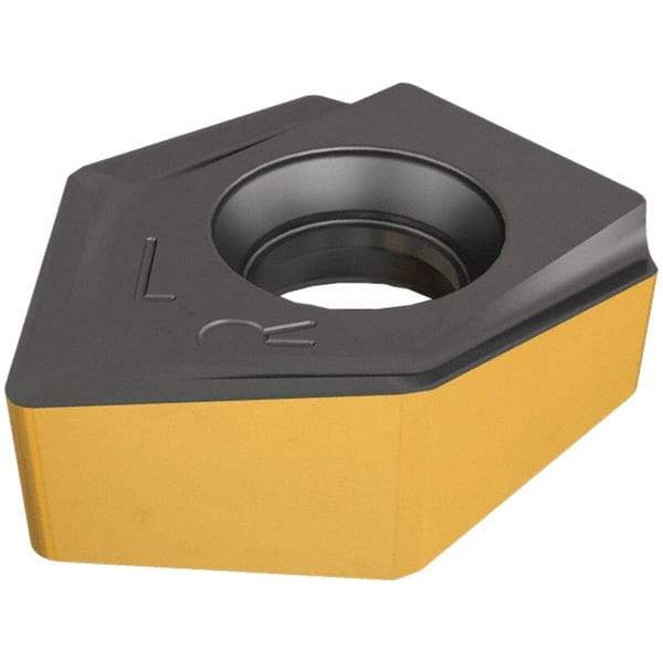 Iscar - S845 SNHU1305 Grade IC810 Carbide Milling Insert - TiAlN Finish, 0.2323" Thick, 13mm Inscribed Circle - Benchmark Tooling