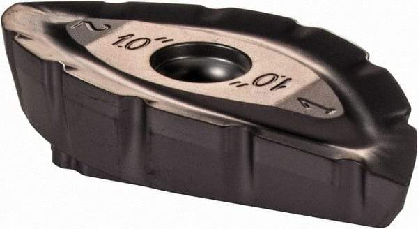 Iscar - BCR20 CS Grade IC908 Carbide Milling Insert - TiAlN Finish, 0.35" Thick, 1" Corner Radius - Benchmark Tooling