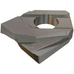 Iscar - HCCD200-R3.0 QF Grade IC908 Carbide Milling Insert - TiAlN Finish, 4.65mm Thick, 3mm Corner Radius - Benchmark Tooling