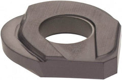 Iscar - HBFD50 QF Grade IC908 Carbide Milling Insert - TiAlN Finish, 0.102" Thick, 1/2" Inscribed Circle, 1/4" Corner Radius - Benchmark Tooling