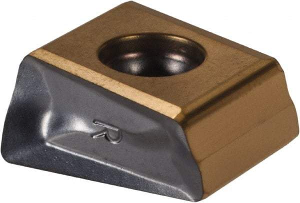 Iscar - T490 LNAR1306 Grade IC330 Carbide Milling Insert - TiCN/TiN Finish, 0.512" Thick, 0.8mm Corner Radius - Benchmark Tooling